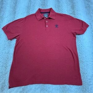 Beverly Hills Polo Club Men’s Red Polo Shirt XL Modern Fit Cotton Blend